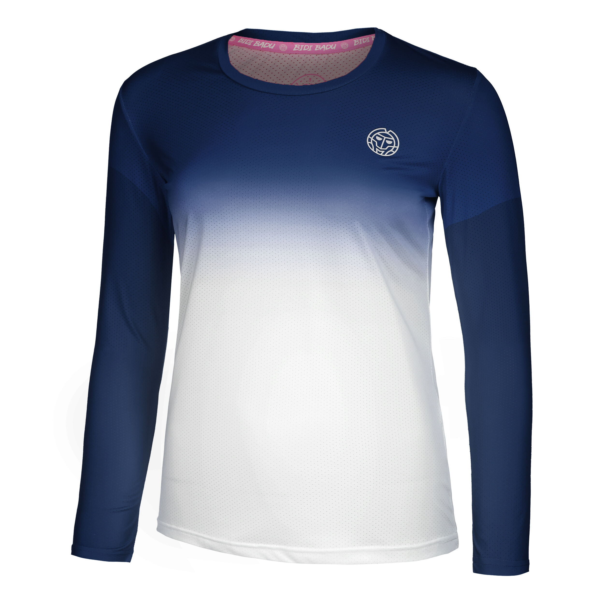 Crew Gradiant Longsleeve Damen - Dunkelblau, Weiß