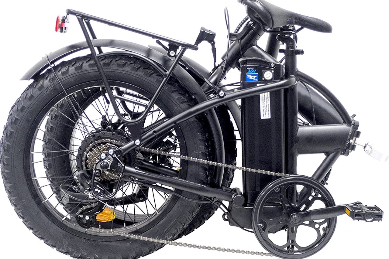Villette le Gros, E-Fatbike, Klapprad, 7-Gang, schwarz