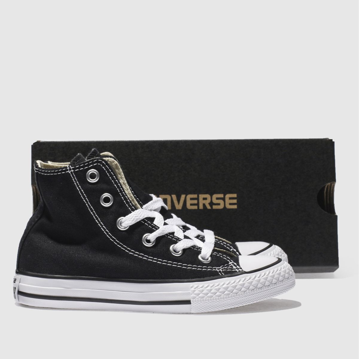 Converse fekete All Star Hi Junior tornacipő