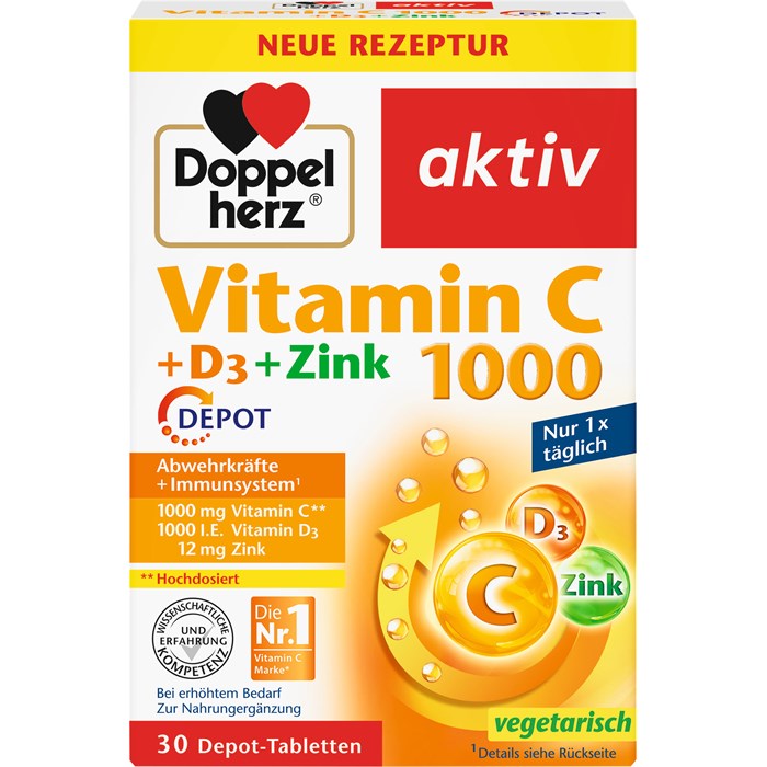 Vitamin C 1000 + D3 + Zink