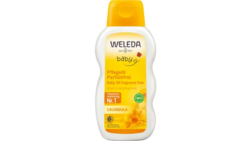 WELEDA BABY CALENDULA Pflegeöl Parfümfrei 200 ml