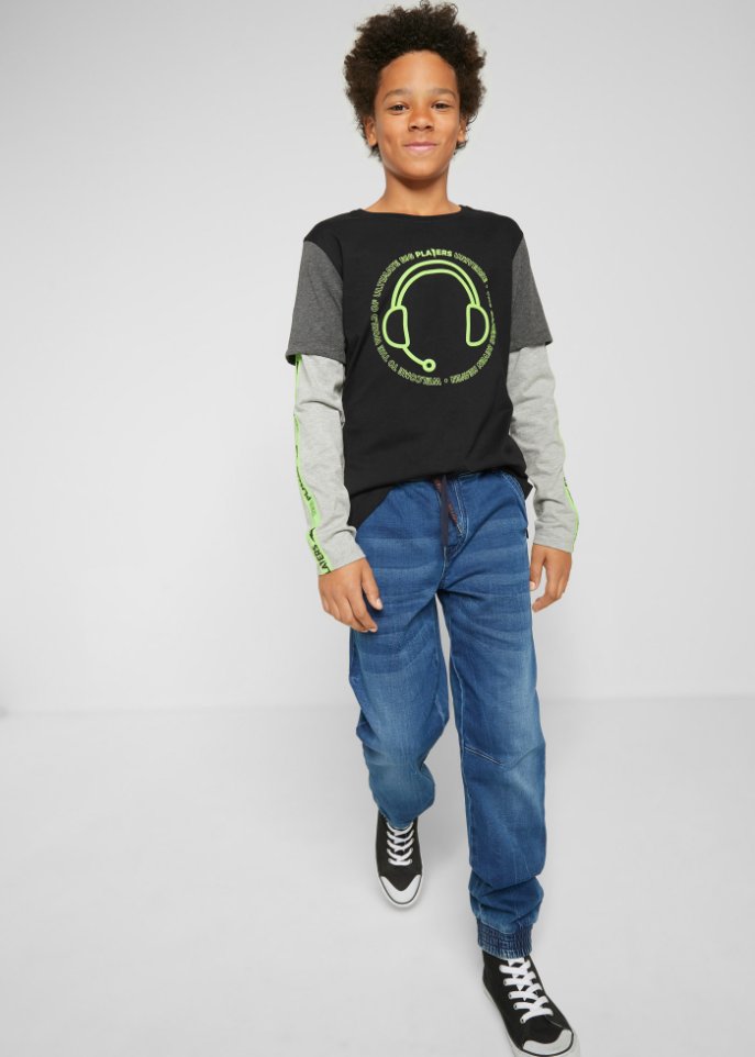 Jungen Layershirt aus Bio-Baumwolle