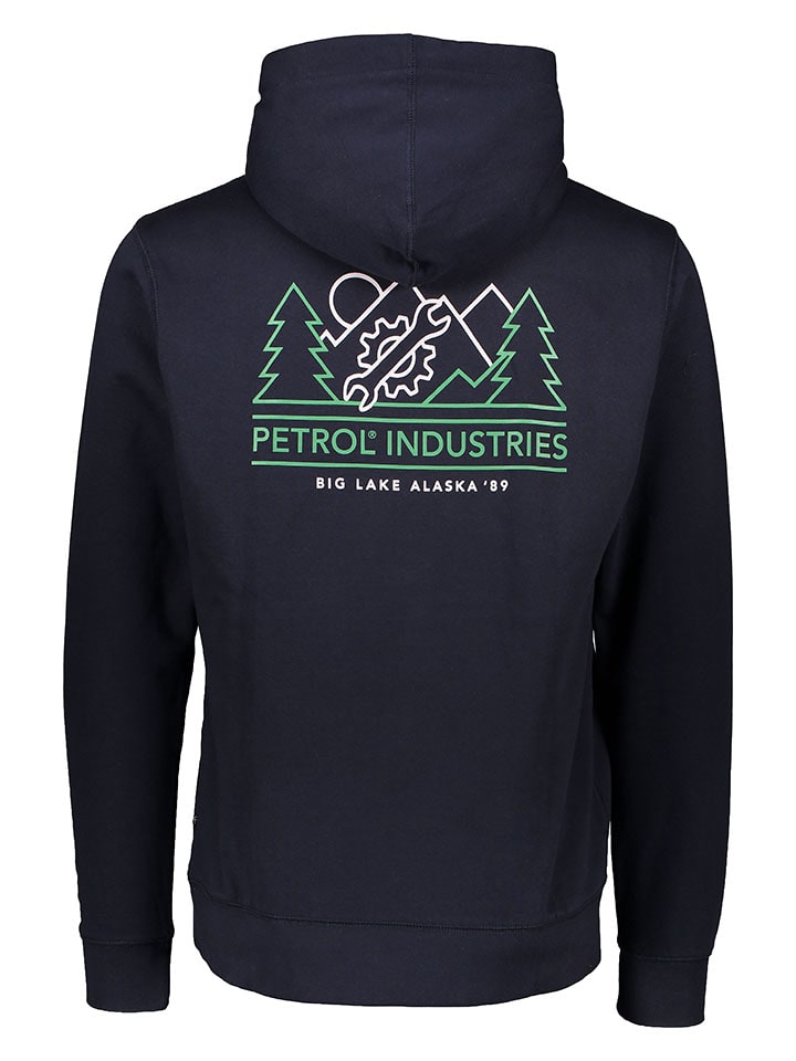Petrol Industries Hoodie in Dunkelblau günstig kaufen