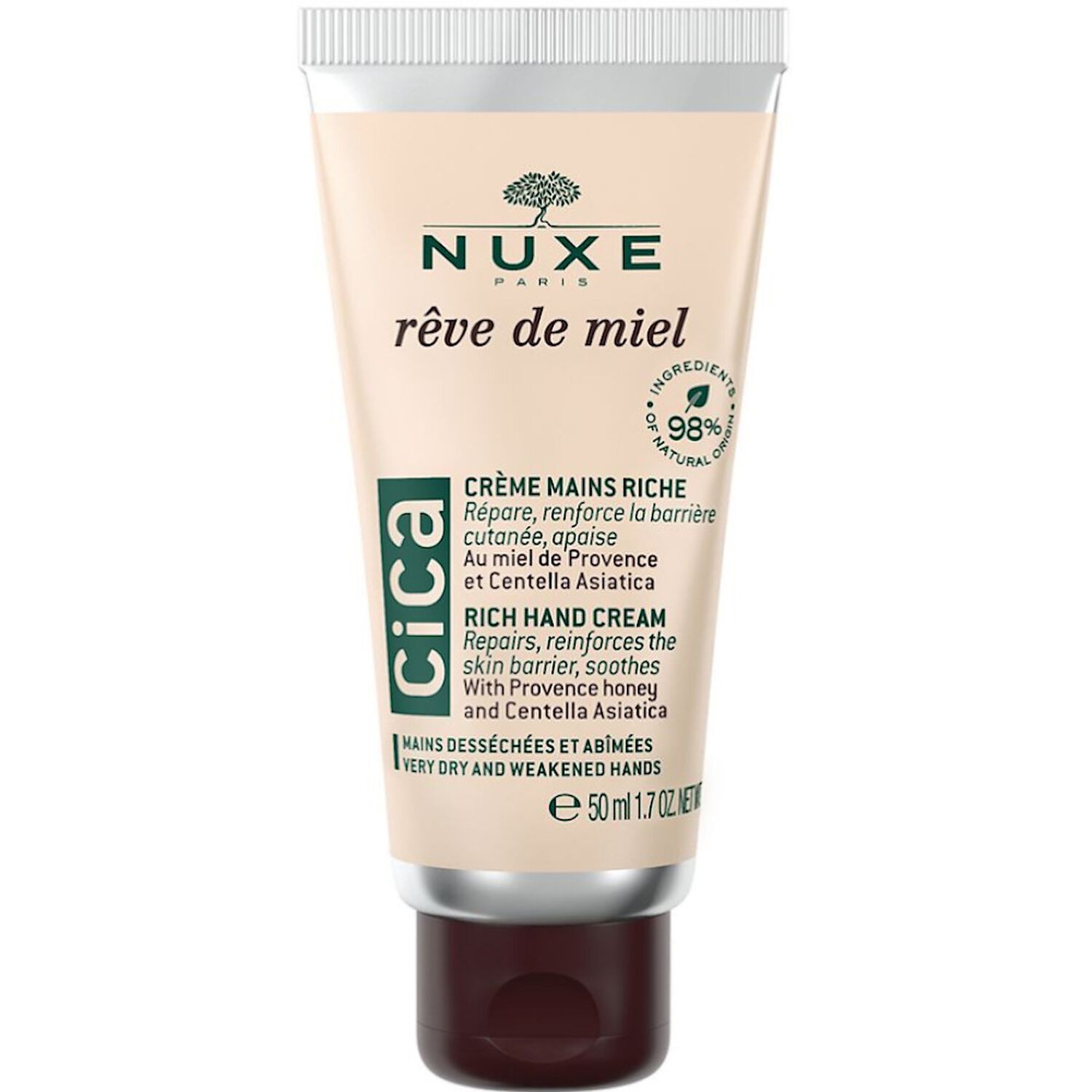 Nuxe CICA Crème mains riche Rêve de Miel® - Peaux très sèches - 50ml