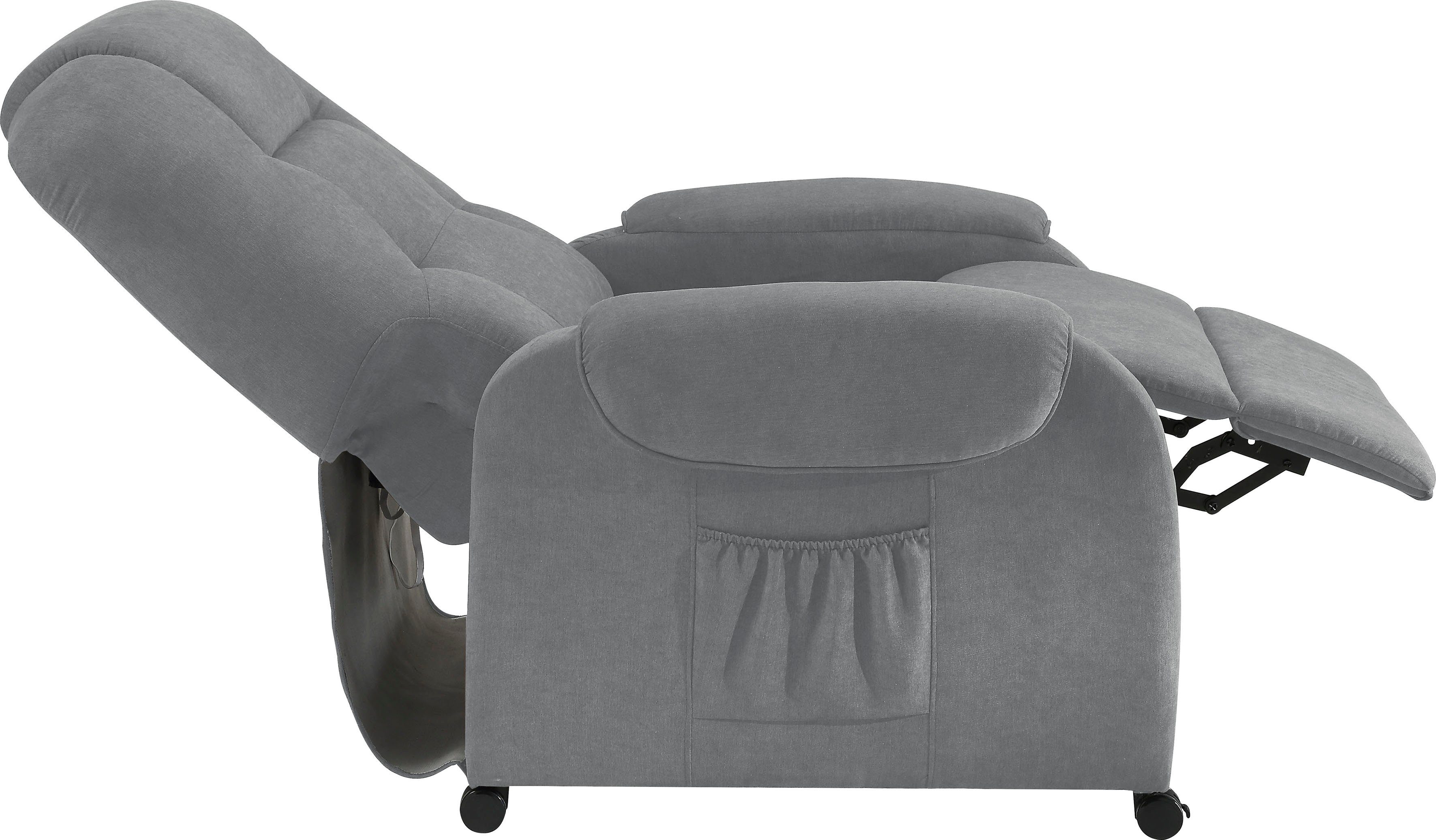 ATLANTIC home collection Relaxsessel Tobi, inklusive Relaxfunktion und Federkern