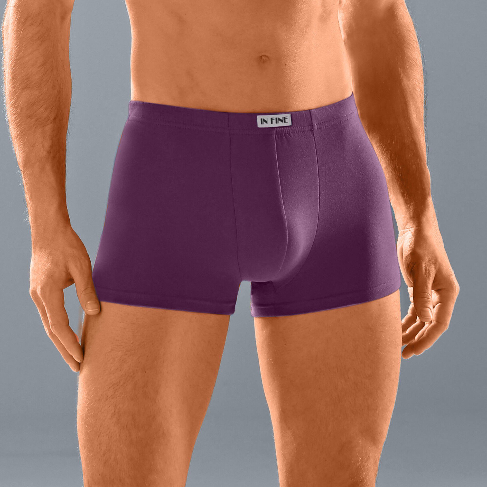 Boxer uni ceinture élastiquée recouverte