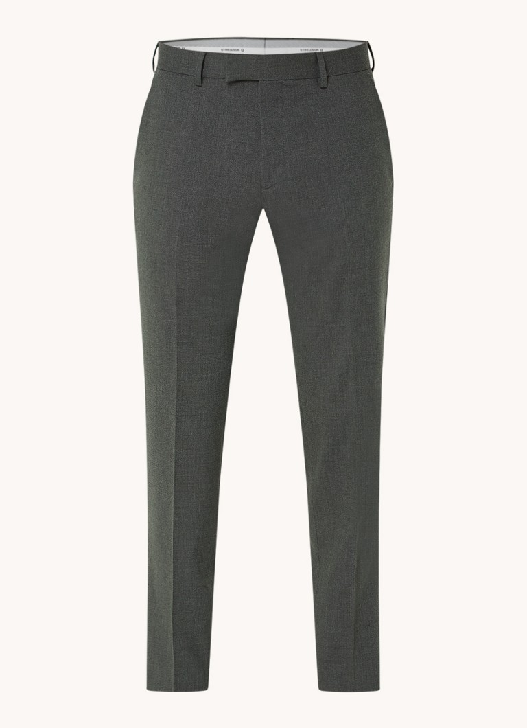 Pantaloni Strellson Melwin slim fit din amestec de lână, cu buzunare laterale.