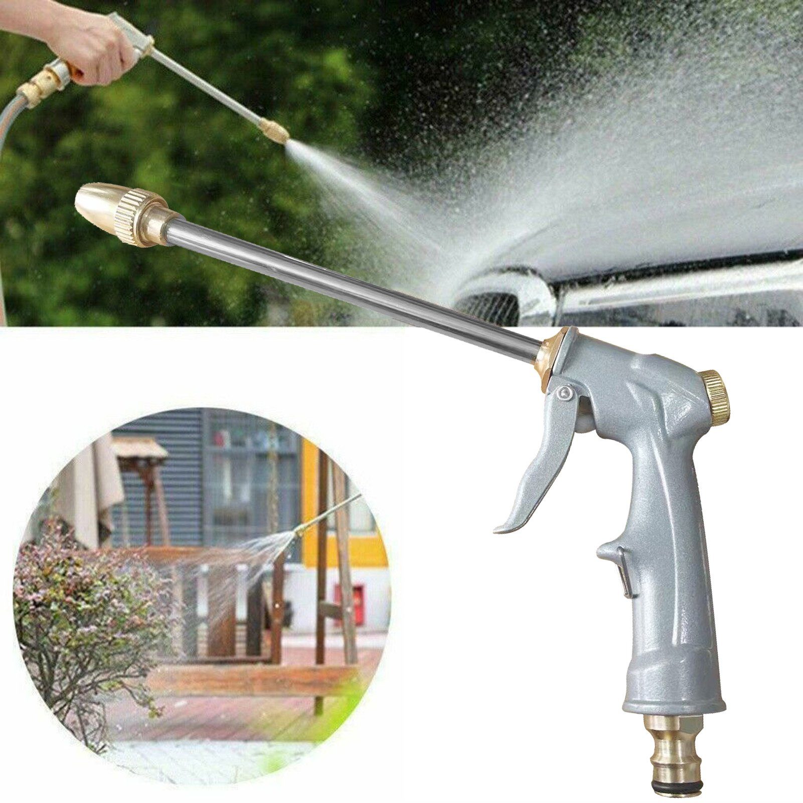 farfi Hochdruckreiniger Verstellbare Hochdruck-Autowaschdüse,hoher Wasserimpulskraft, (1 x Autowaschdüse), Kein Akku und Ladegerät erforderlich