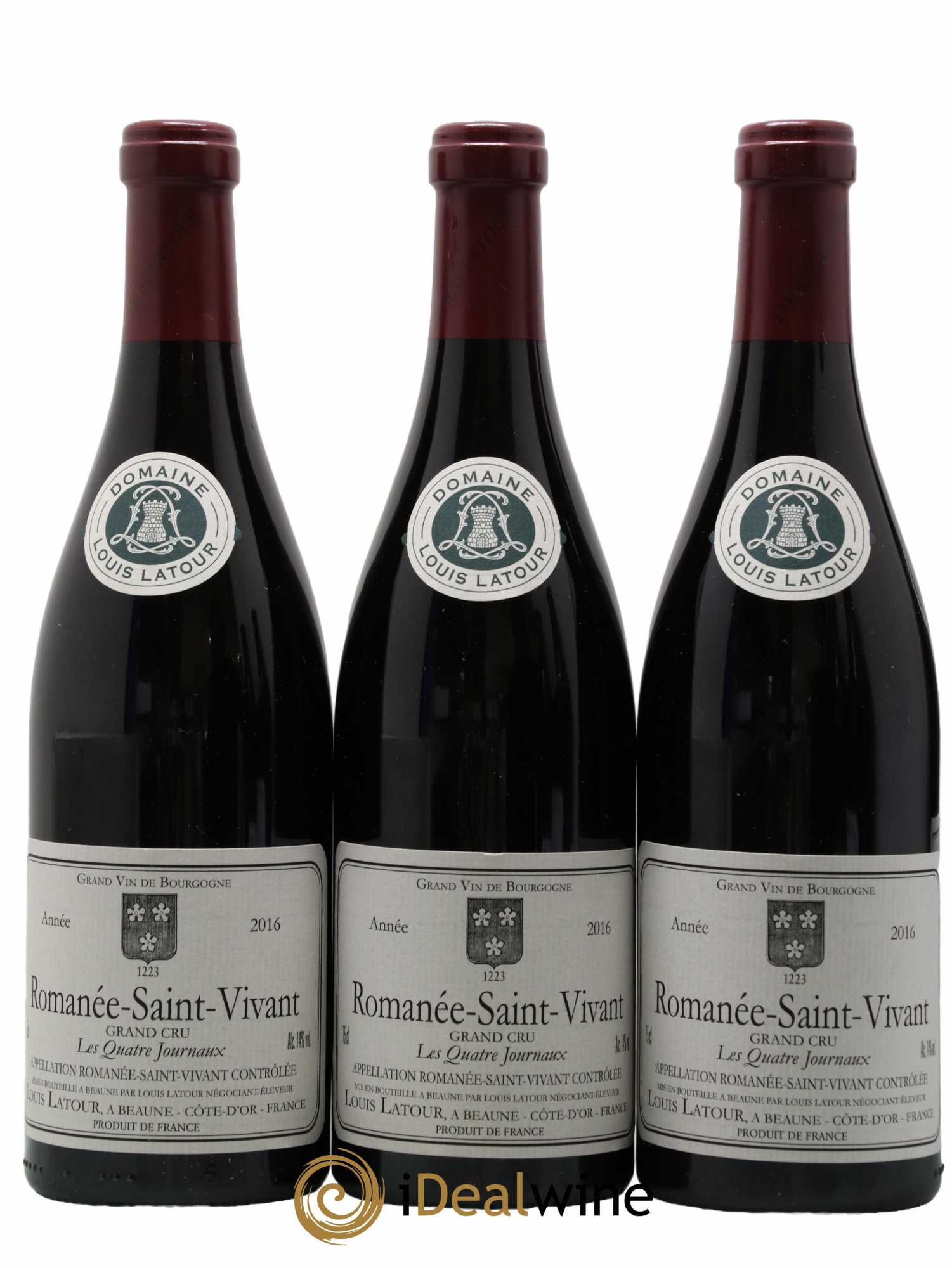 Romanée-Saint-Vivant Grand Cru Les Quatre Journaux Louis Latour  2016 - Lot de 6 Bouteilles