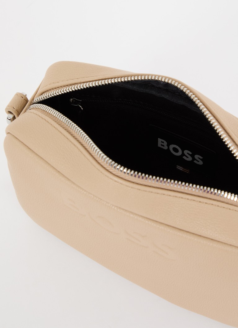 HUGO BOSS Addison -nahkainen olkalaukku irrotettavalla taskulla