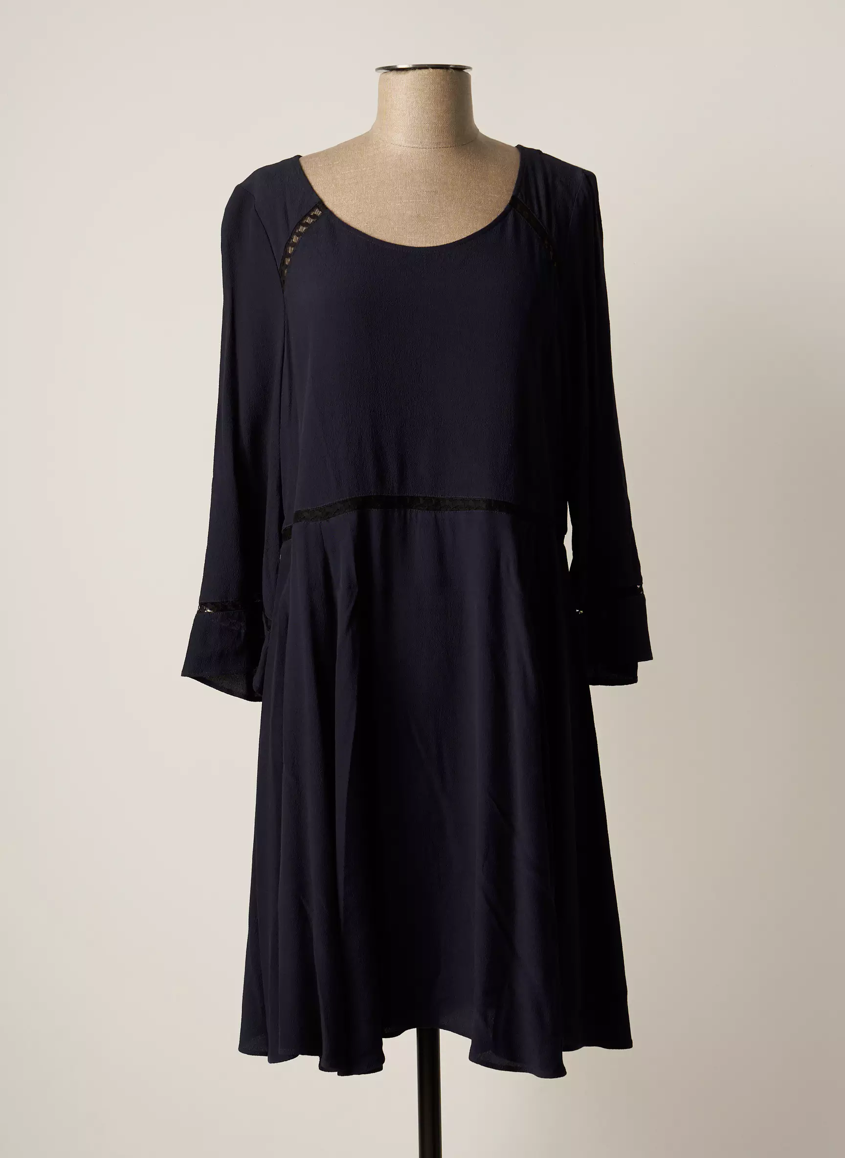Pablo Robes Mi Longues Femme couleur bleu