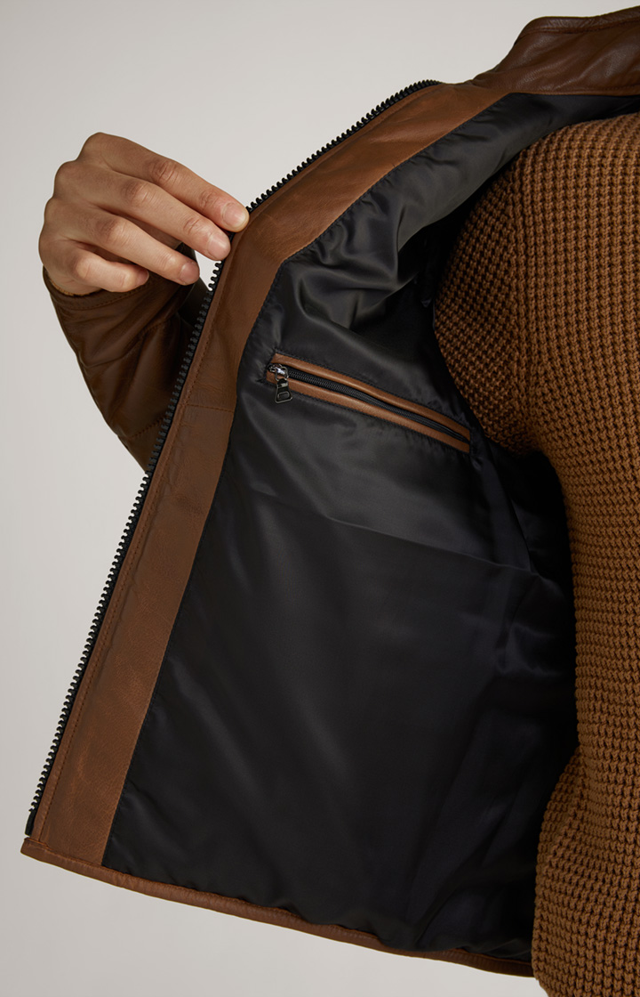 Lederjacke Nonji in Braun