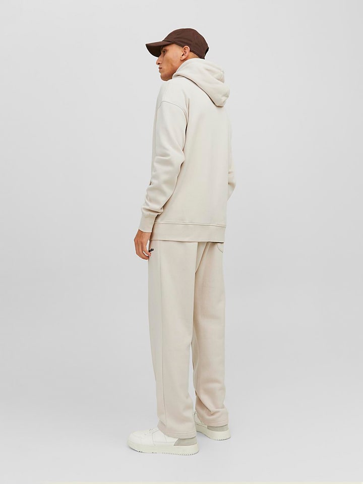 Jack & Jones Sweatjacke in Creme günstig kaufen