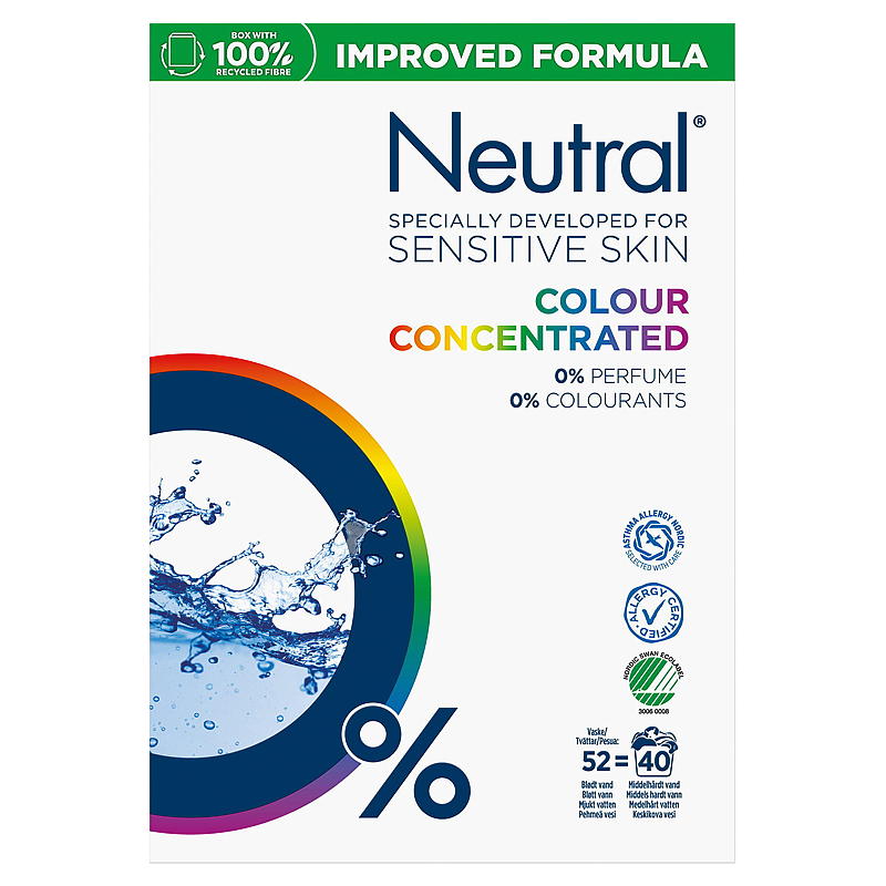 Neutral Vaskepulver 1,95 kg Neutral Color