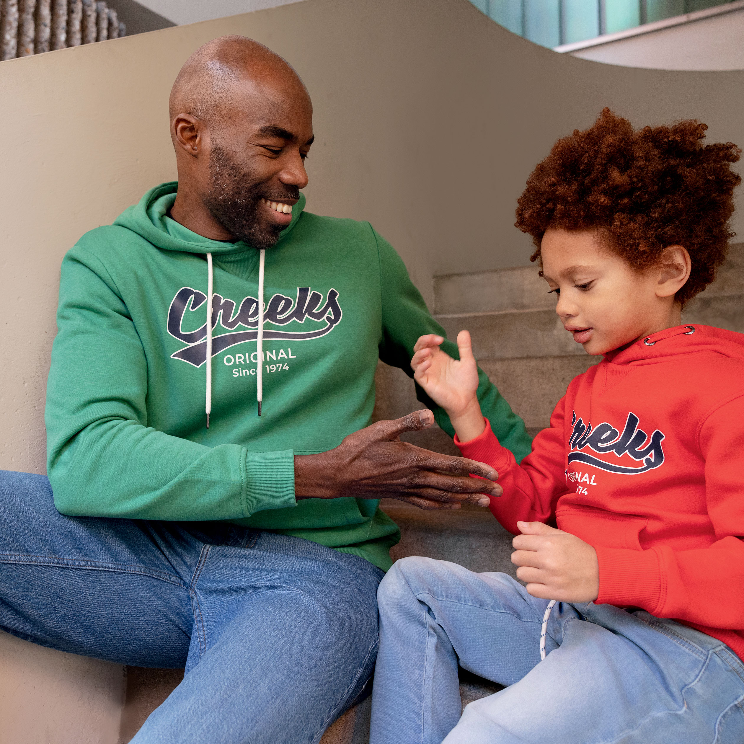 Sweat à capuche hoodie Creeks vert homme | La Halle