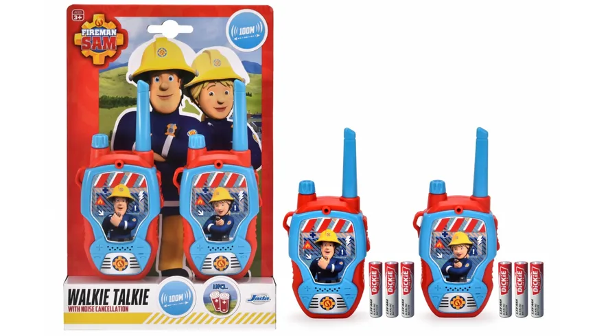 Jada Toys – Feuerwehrmann Sam Walkie Talkies