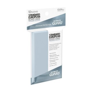 Ultimate Guard Premium Soft Sleeves für Brettspielkarten Standard European (50)