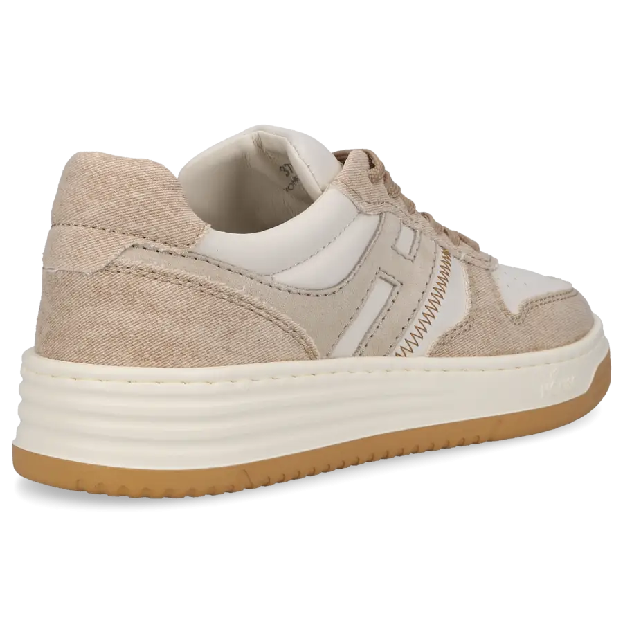 Hogan - Sneaker low H630 Kalbsleder Denim - beige