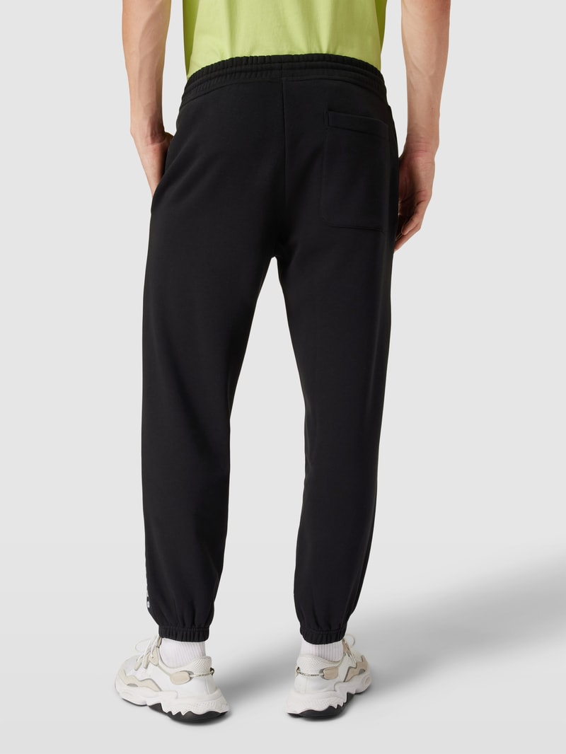 Sweatpants mit Tunnelzug in schwarz