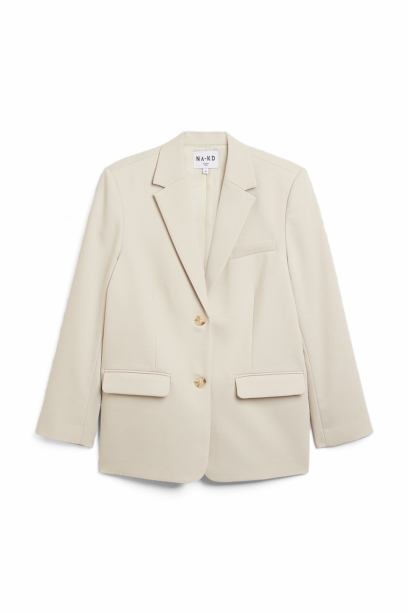 Oversiize-Blazer aus Twill