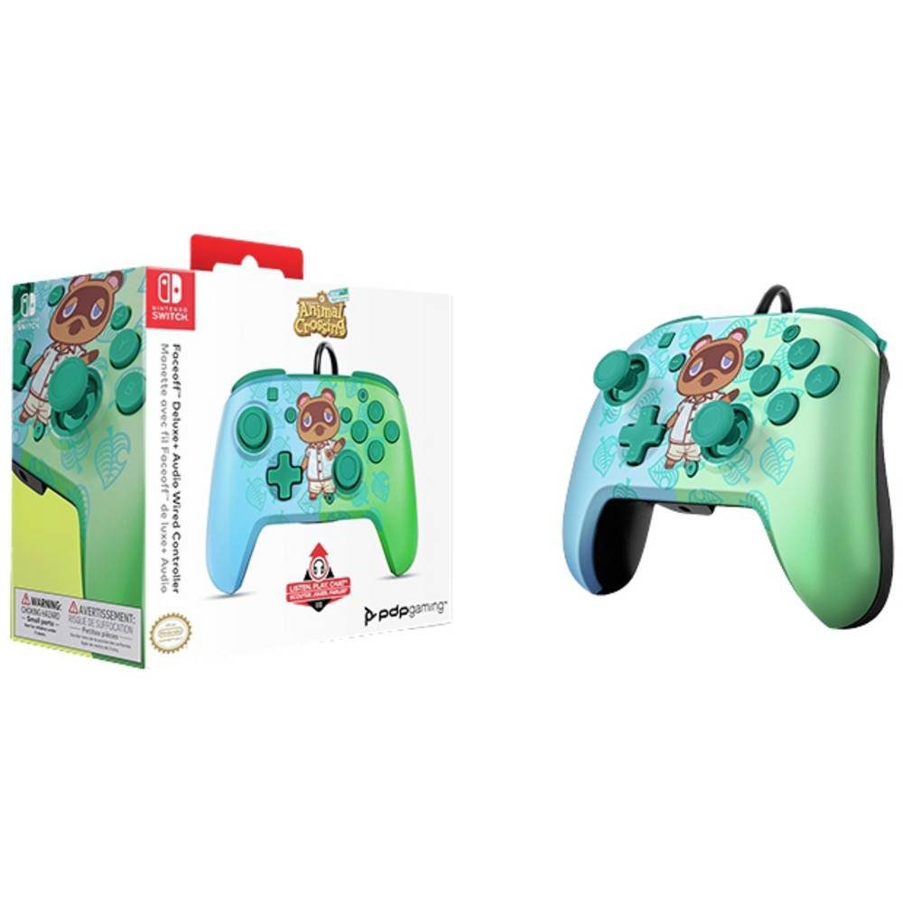 pdp Controller Faceoff Deluxe+Audio Animal Crossing Smart-Home-Steuerelement