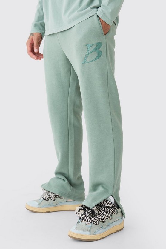 Jogginghose mit geteiltem Saum