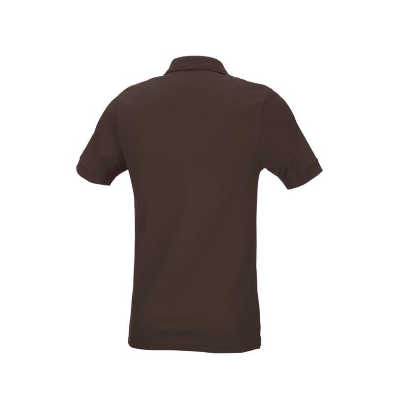 e.s. Piqué-Polo cotton stretch, slim fit