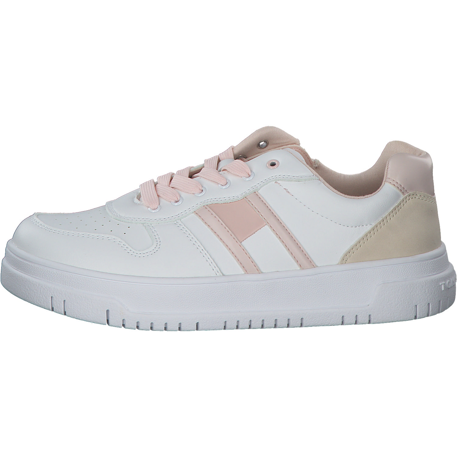 Tommy Hilfiger T3A9-32723, Schnürschuhe, Kinder, bianco/rosa/beige