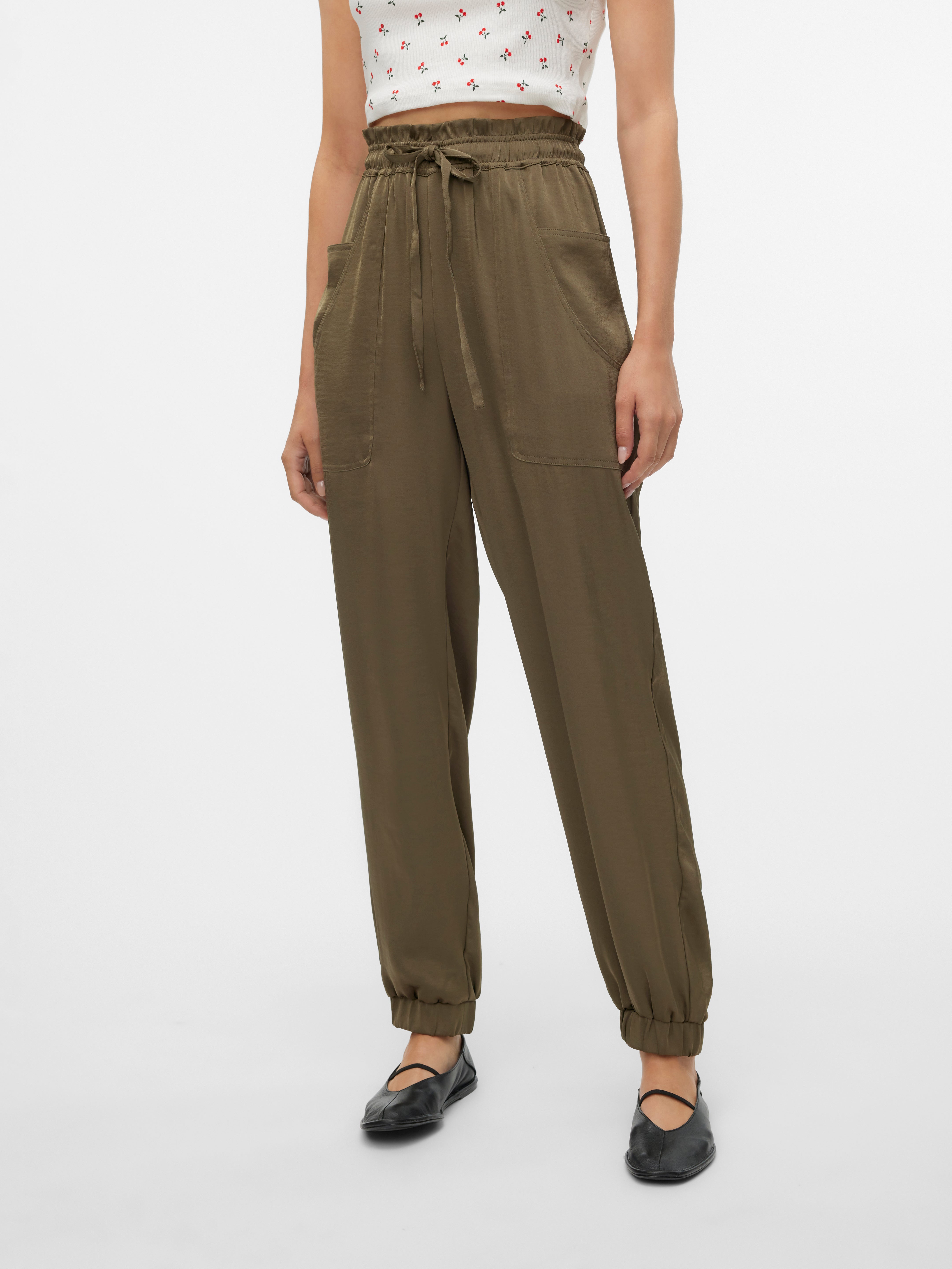 VMMARYS Hohe Taille Hose