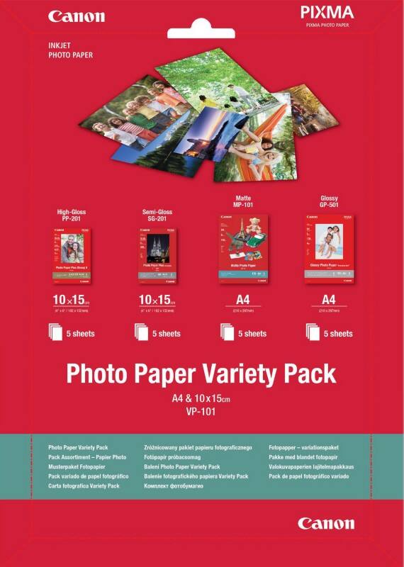 Canon Inkjet Fotopapier Fotopapier Glänzend Weiß 20 Blatt