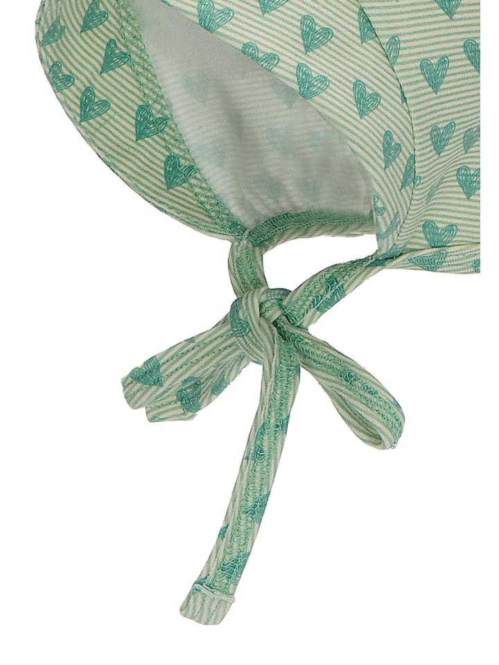 Sterntaler Baby Mütze Herzen in sattes grün günstig kaufen