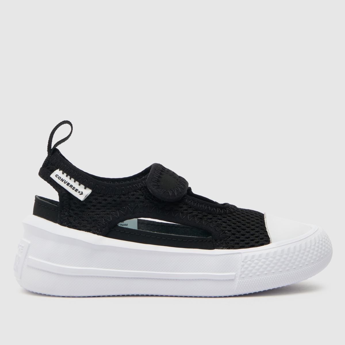 Converse svarta och vita All Star Ultra sommarsandaler för småbarn
