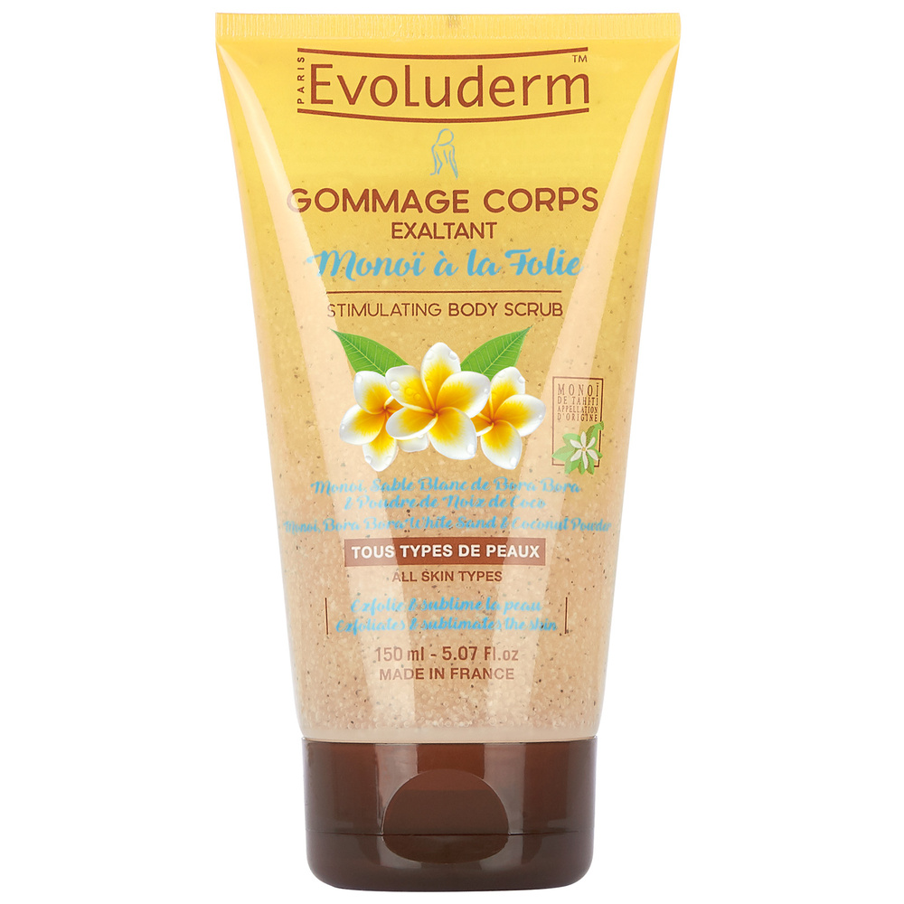 evoluderm Monoï à la Folie Gommage Corps Exaltant - 150 ml