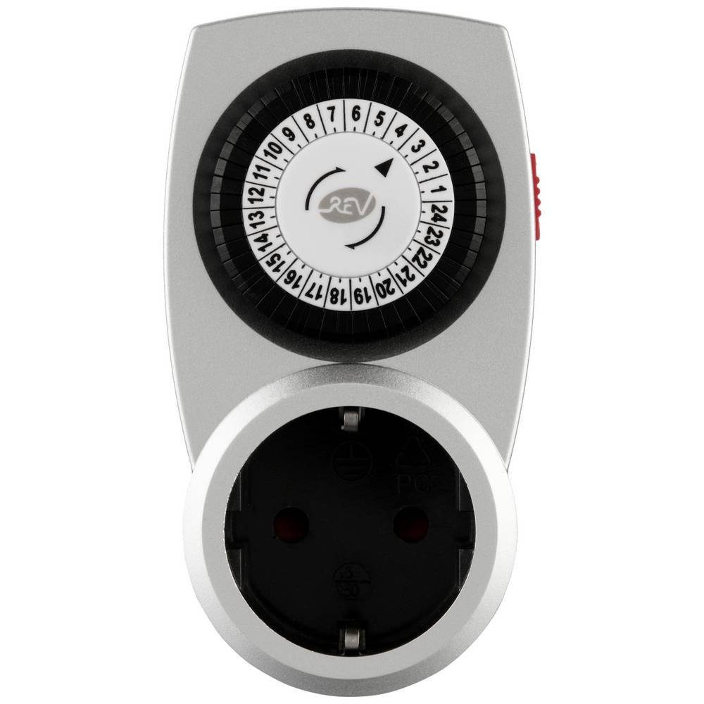 REV Zeitschaltuhr innen mechanisch kompakt 48 Smart-Home-Steuerelement, EIN/AUS-Programm