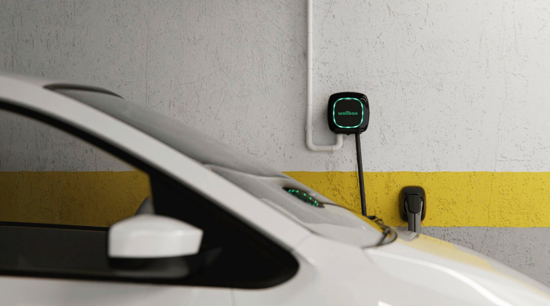 Wallbox stationär Elektroauto-Ladestation Pulsar Plus, 22kW / 32A, 22kW, Type 2, 7m Kabel OCPP, weiß