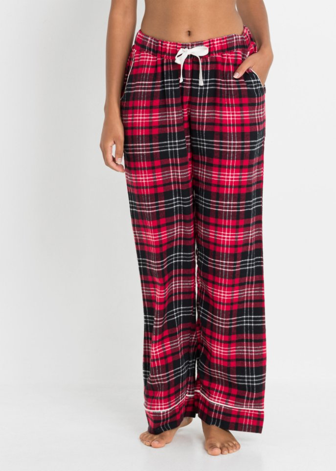 Gewebte Pyjamahose aus Flanell