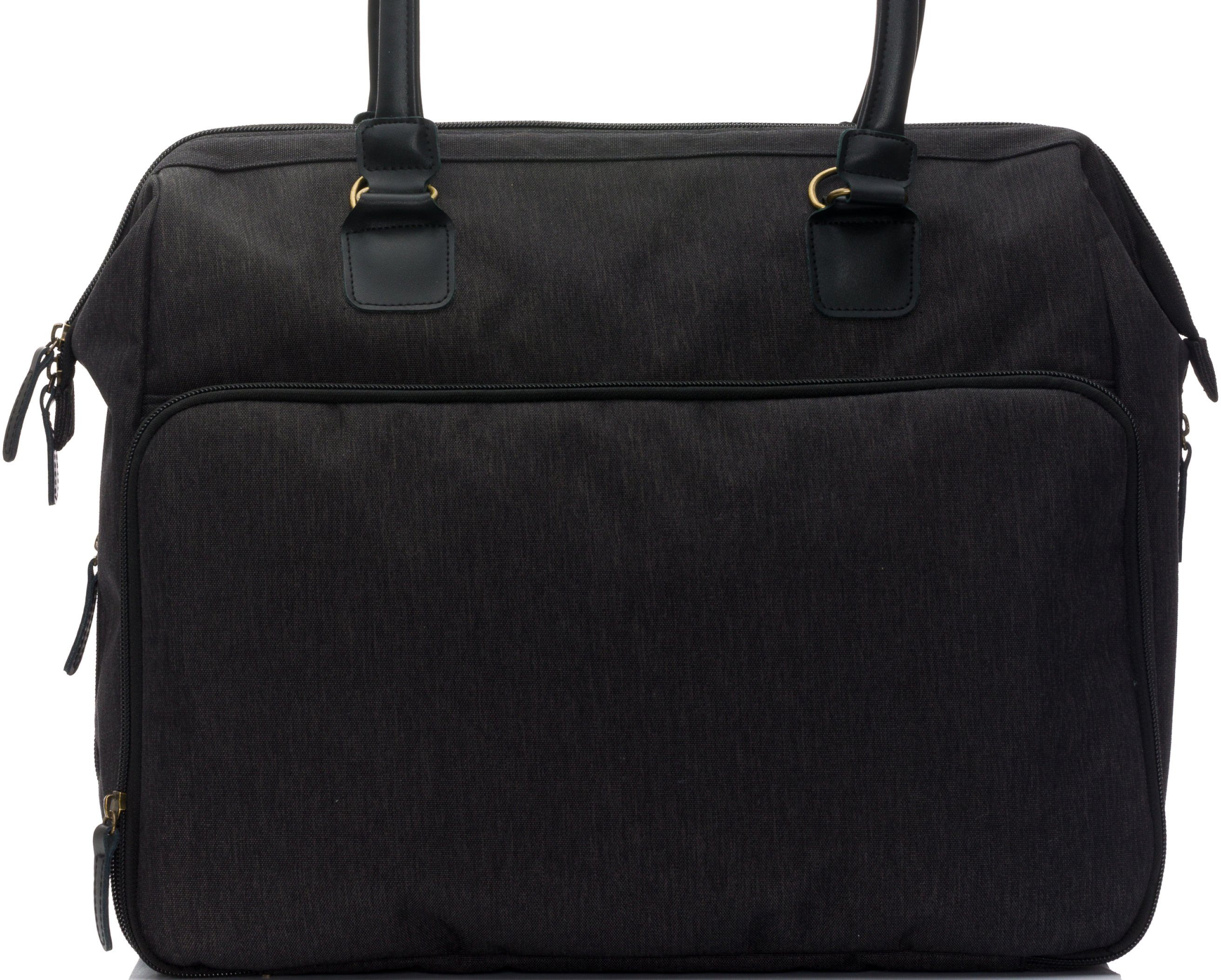 Fillikid Wickeltasche Oxford, schwarz, mit Wickelunterlage