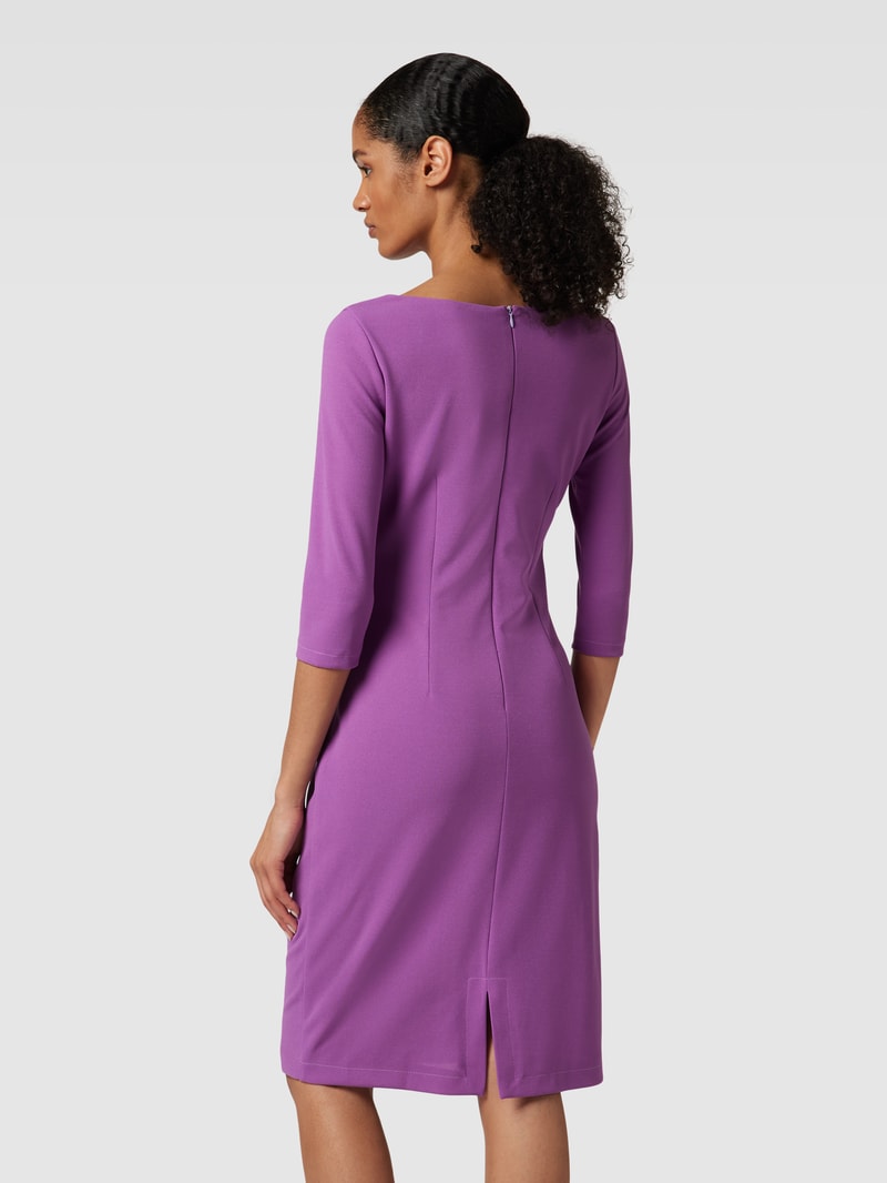 Cocktailkleid in Wickel-Optik in fuchsia