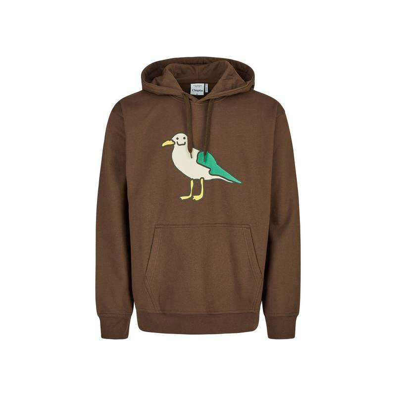 Cleptomanicx Smile Gull Hoodie Herren
