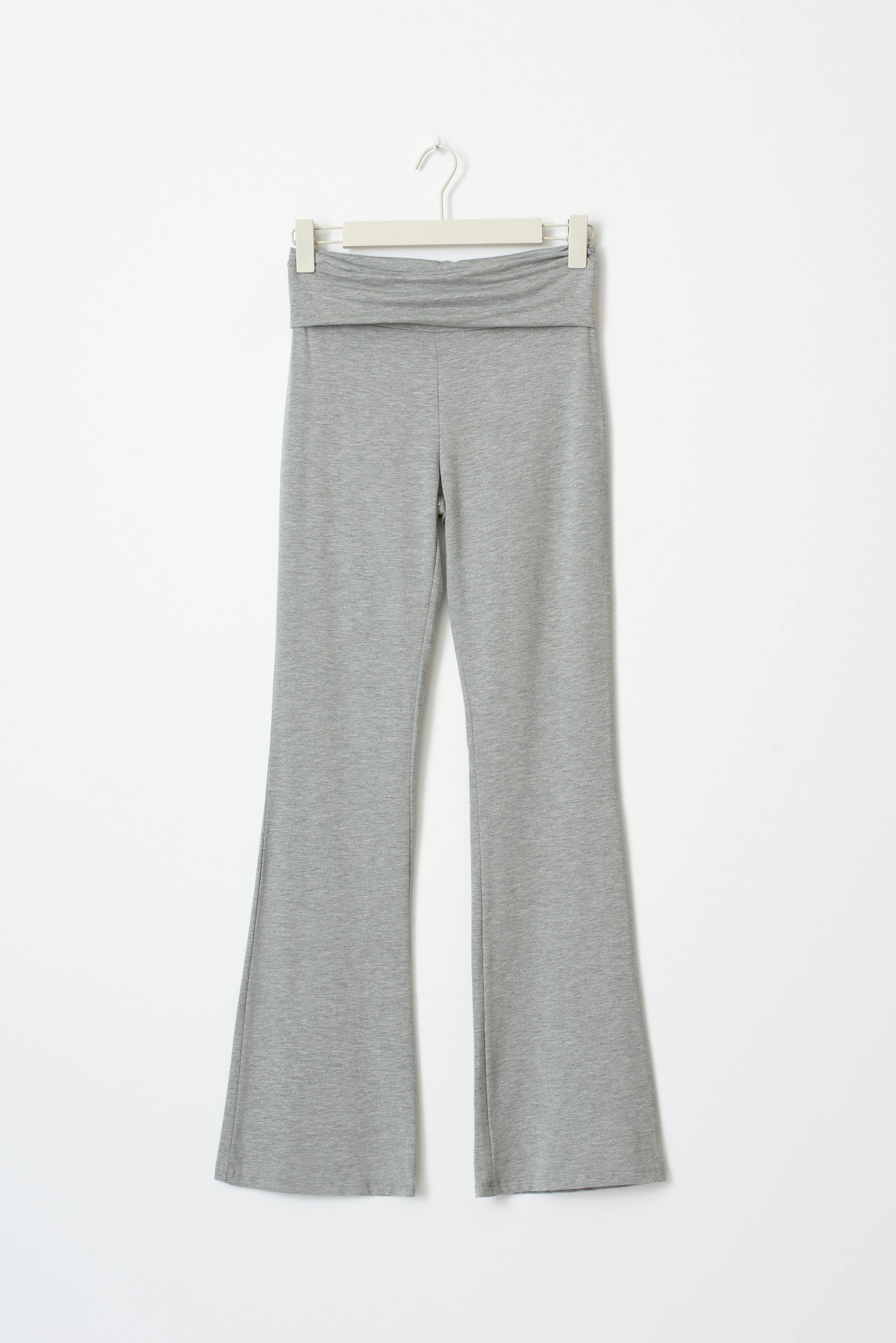 Soft touch folded trouser