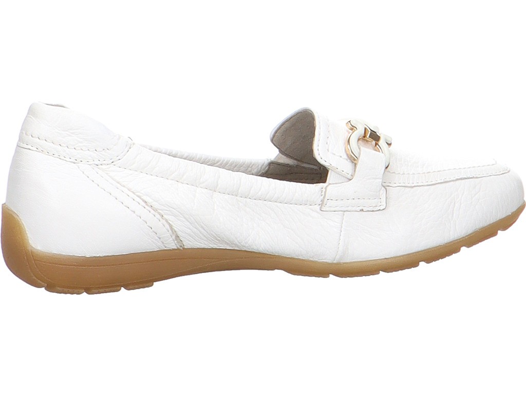 CAPRICE Klassische Slipper weiss white deer