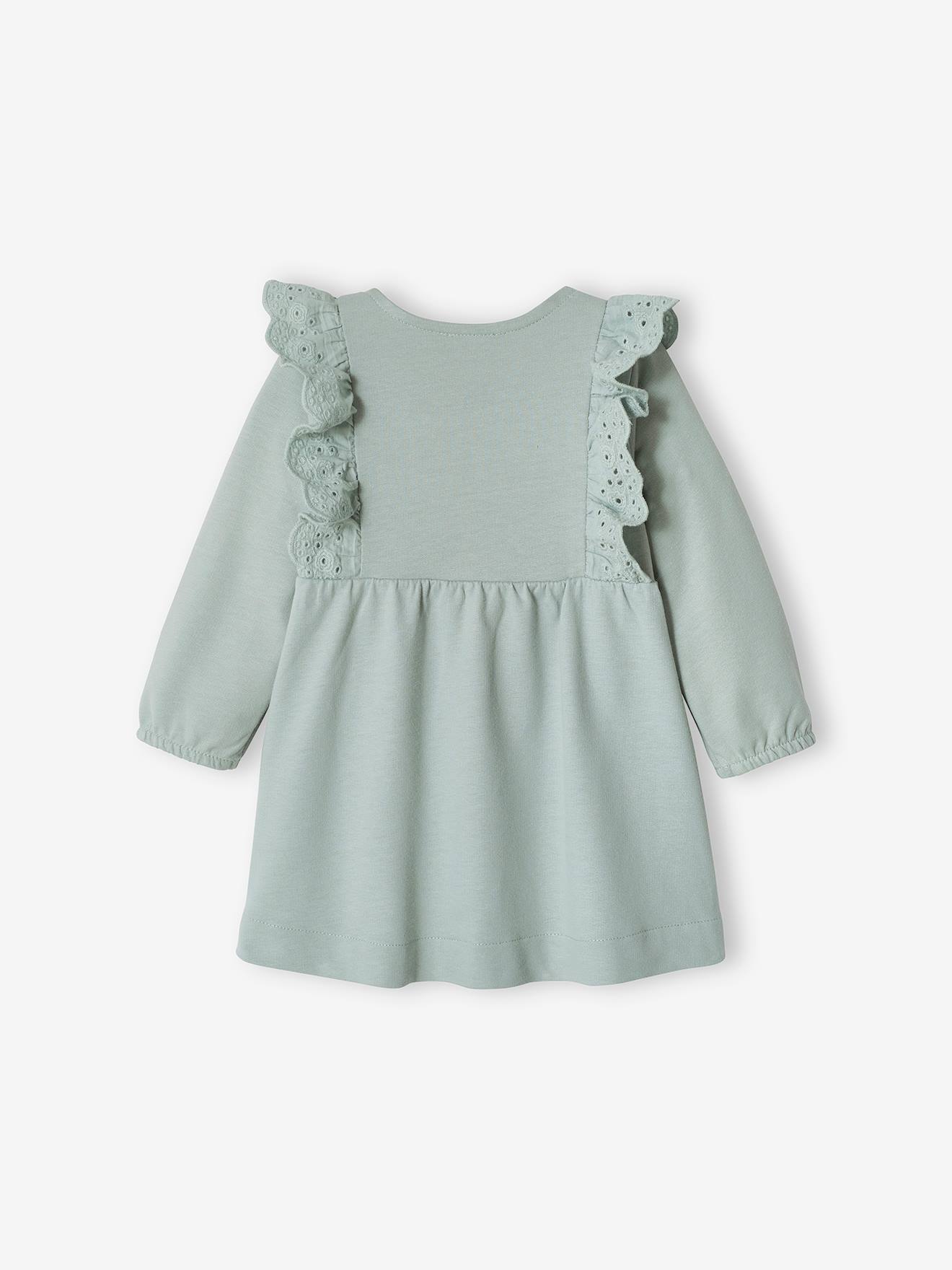 Vertbaudet Mädchen Baby Kleid Oeko-Tex - karamell