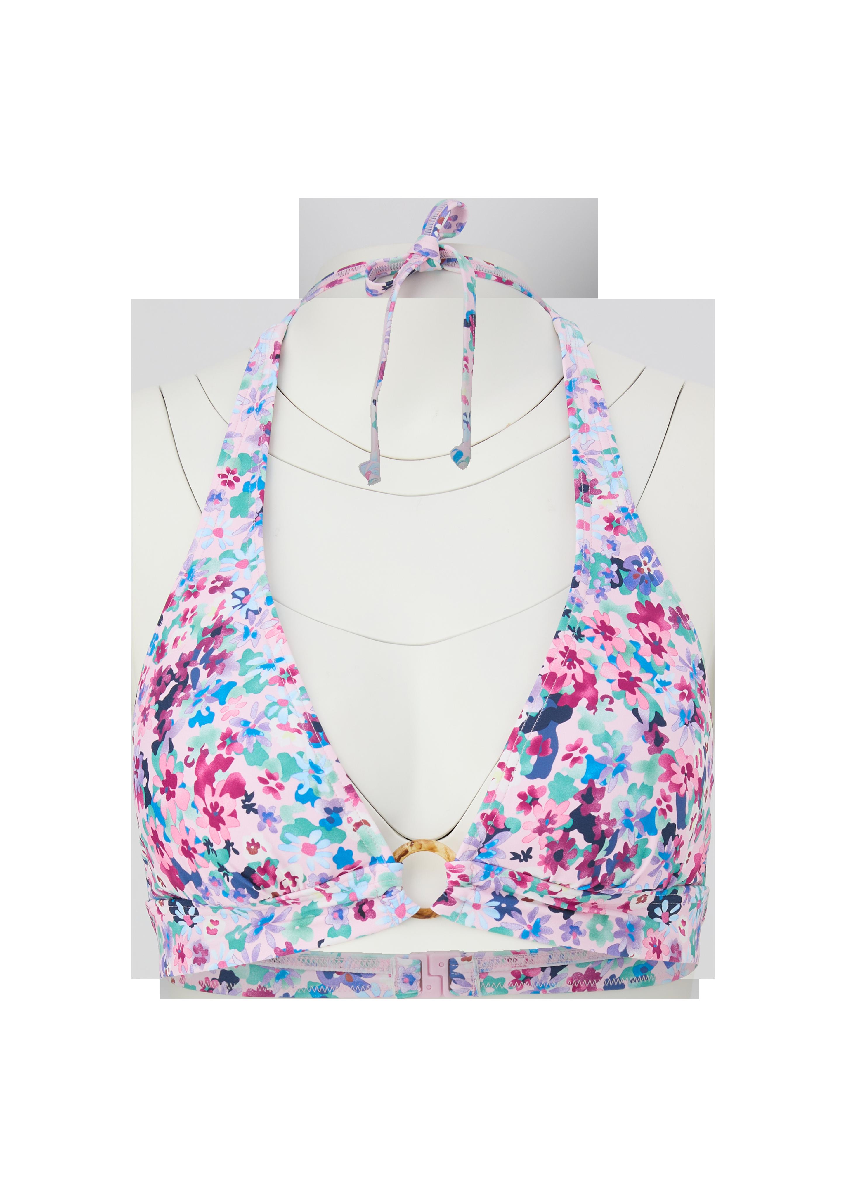 Triangel Bikini-Top mit floralem Muster  EME-6008391-46A1