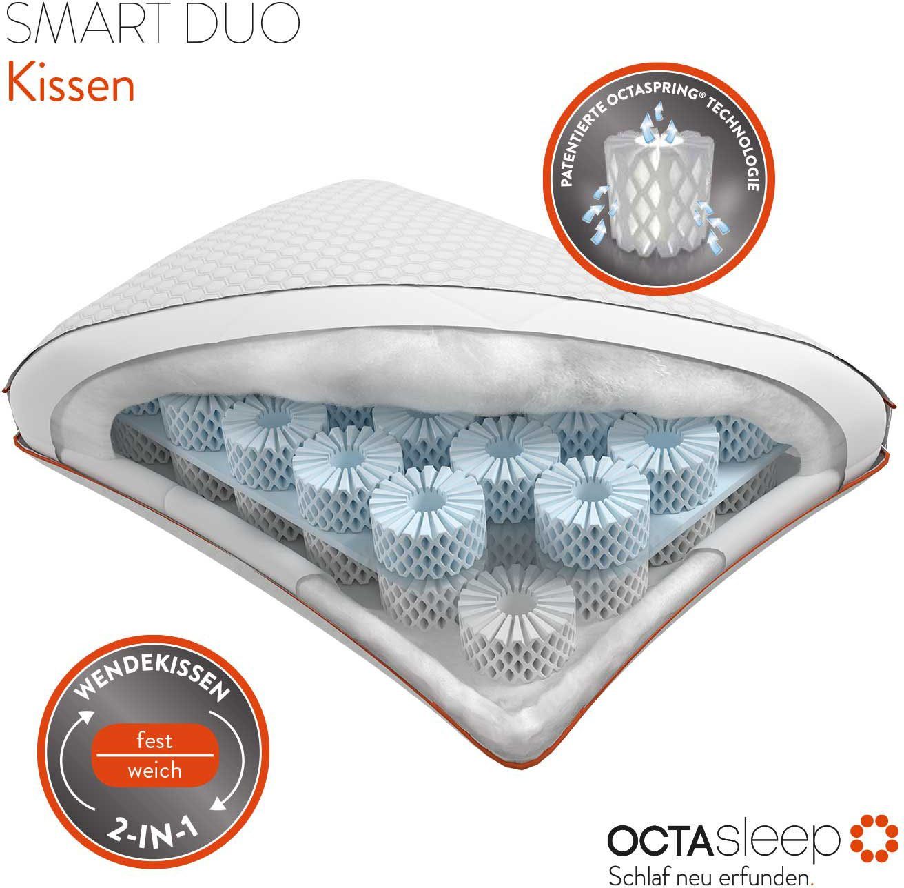 3-Kammer-Kopfkissen Mehrkammerkissen, OCTAsleep, Schaumkern
