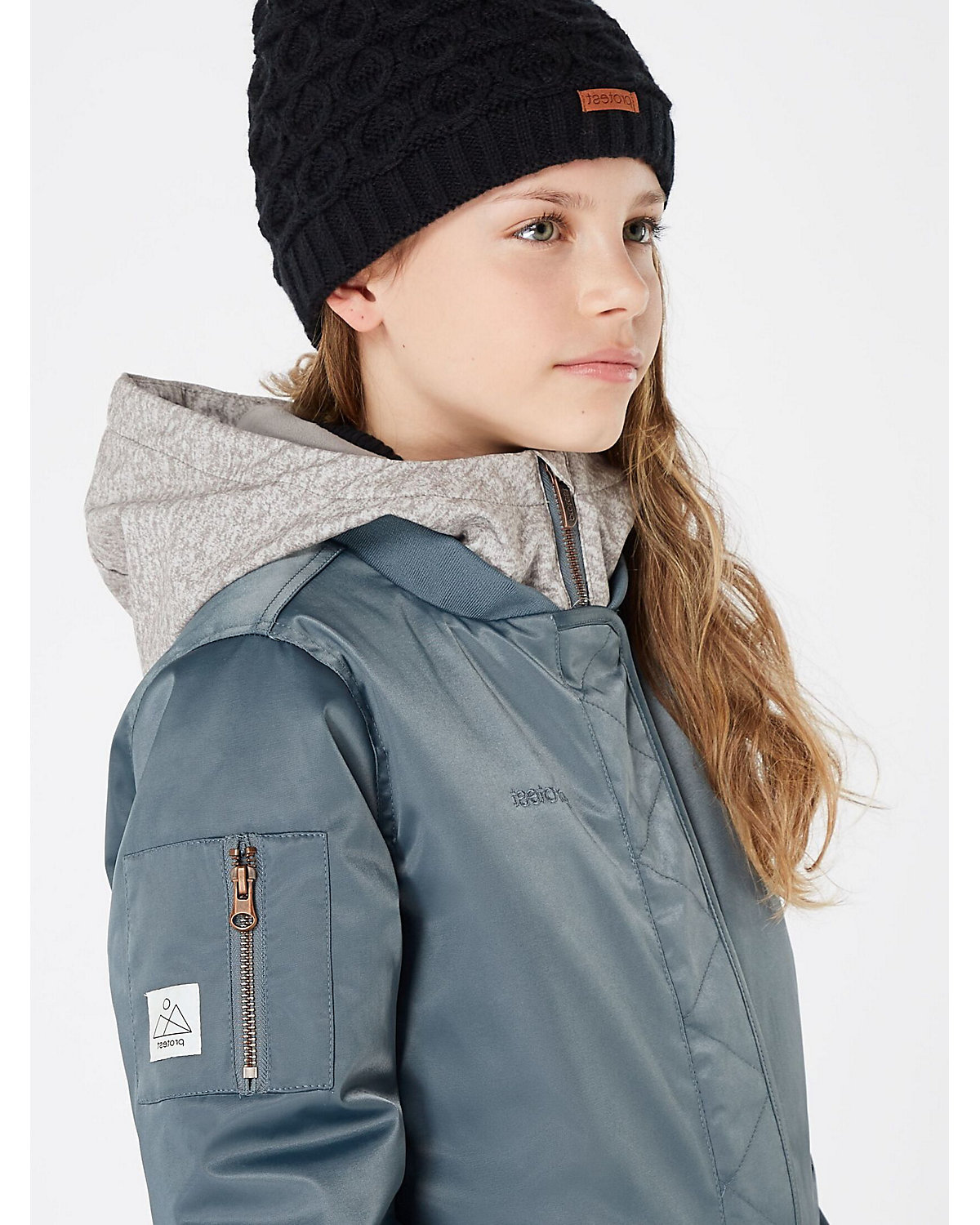 PRTALEC JR  - 10K Wasserdicht und atmungsaktiv PFC-Frei   Winterjacke Skijacken für Mädchen