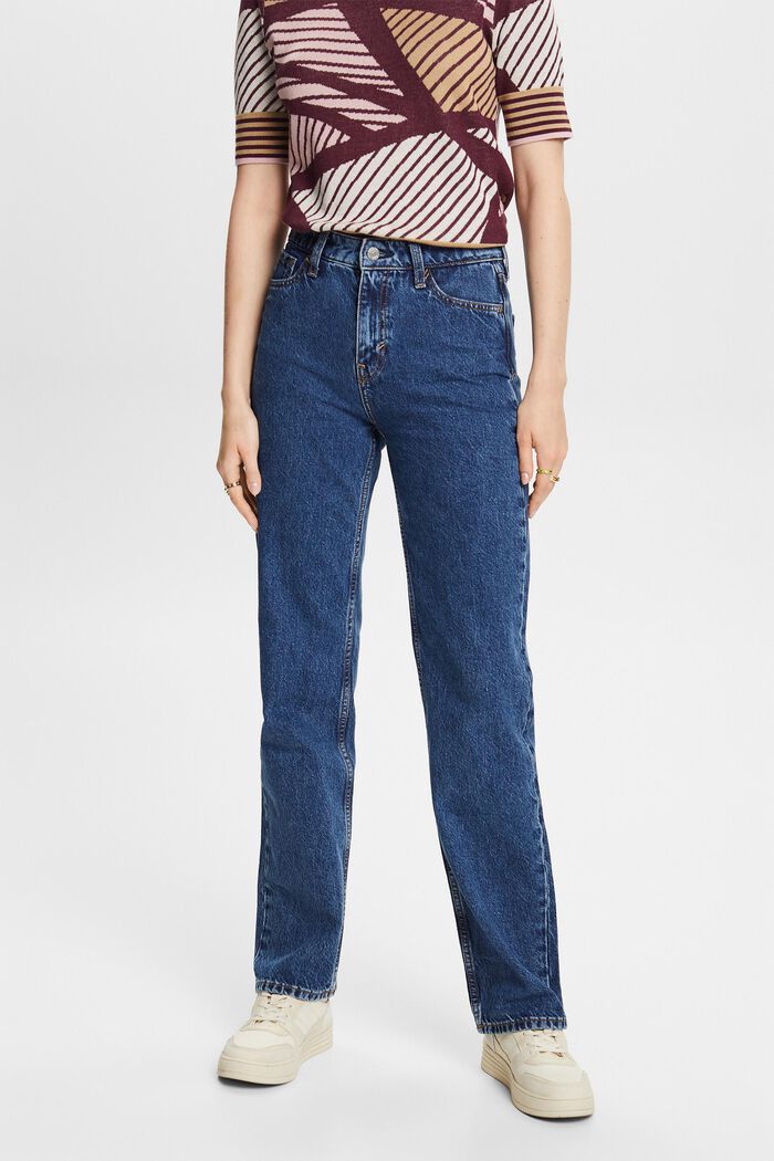Retro-Jeans mit gerader Passform und hohem Bund