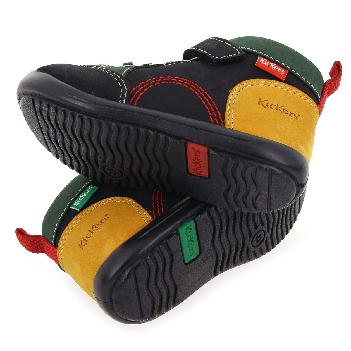 Kickers  KINOE - noir jaune