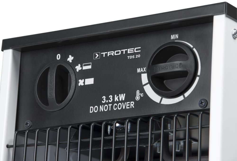Trotec 1410000015 TDS 20 elektrisk varmeovn 3,3 kW