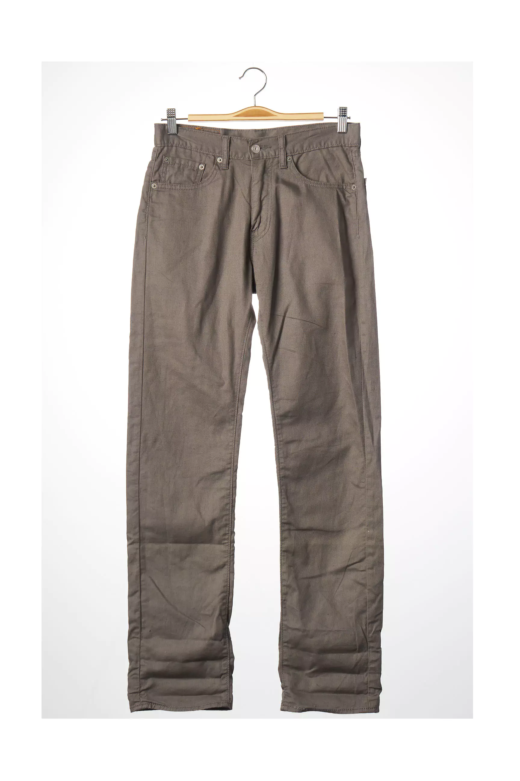 Levis Jeans Coupe Droite Homme couleur gris