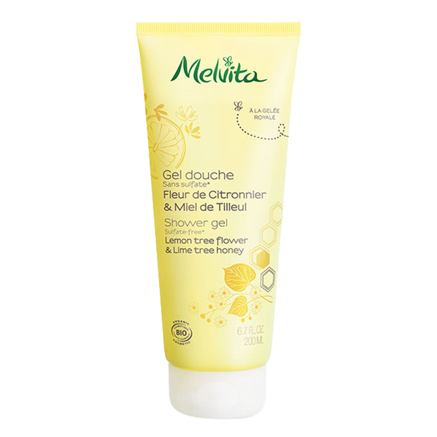 Melvita Gel Douche Citron & Miel de Tilleul 200 ml